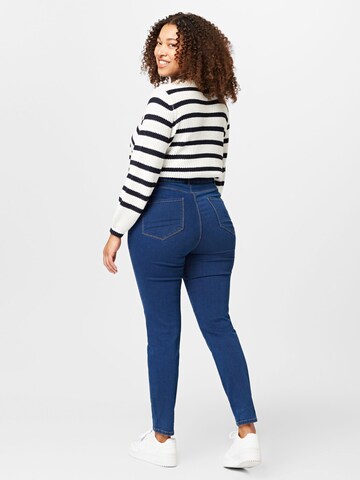 Dorothy Perkins Curve Skinny Kavbojke 'Ellis' | modra barva