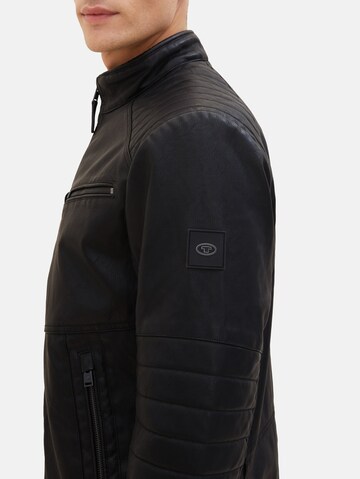 TOM TAILOR Between-Season Jacket in Black