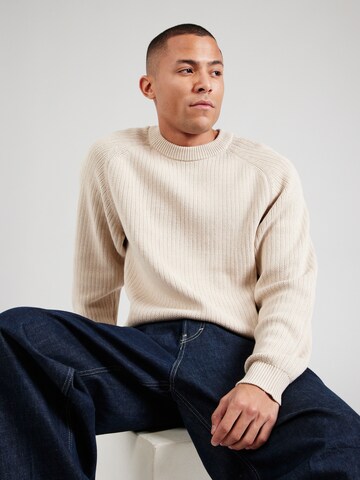 JACK & JONES Trui 'JORACE' in Beige: voorkant