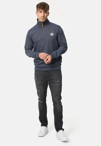 Pull-over ' Caspar ' INDICODE JEANS en bleu