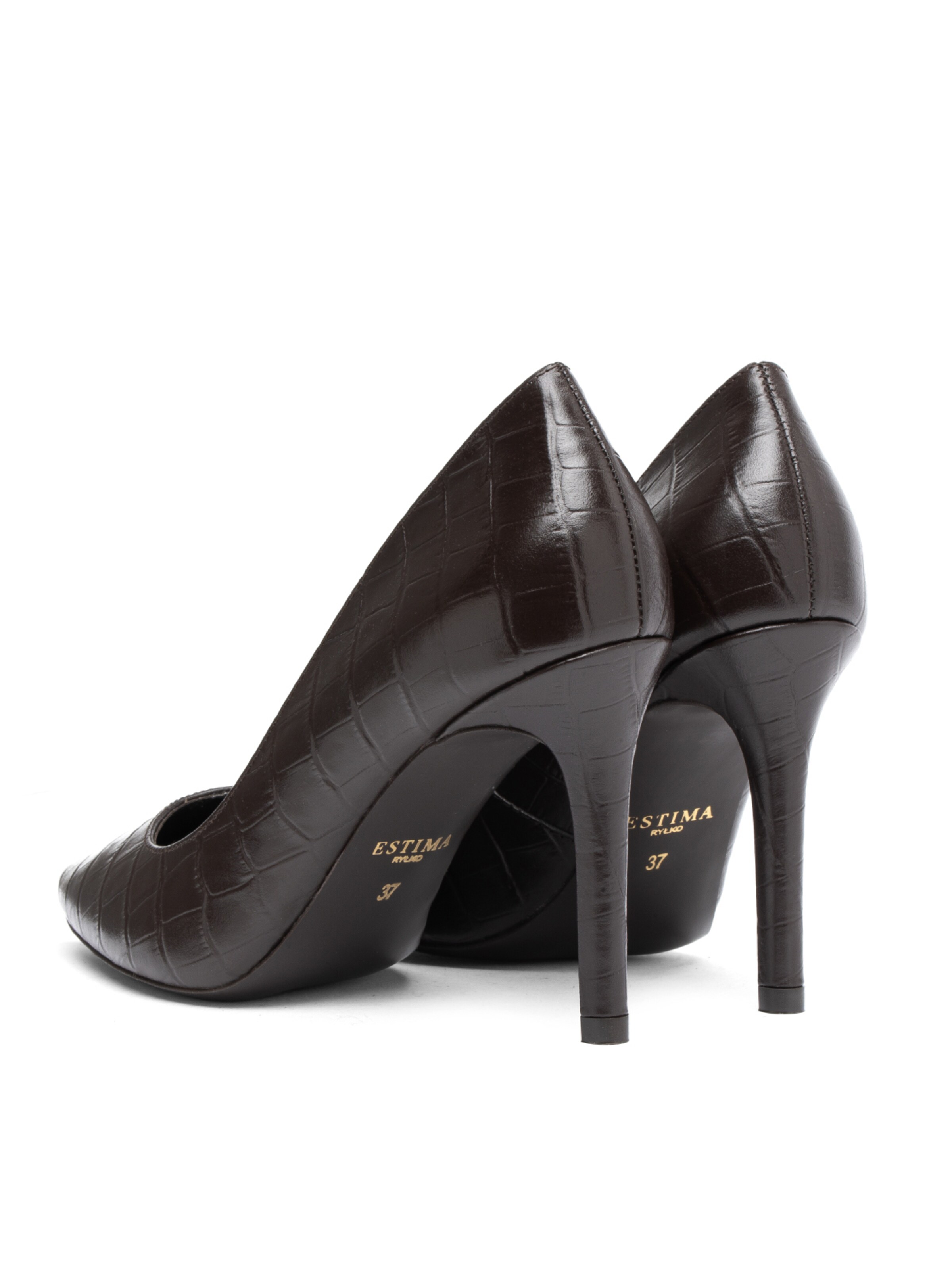RYŁKO Pumps i brun