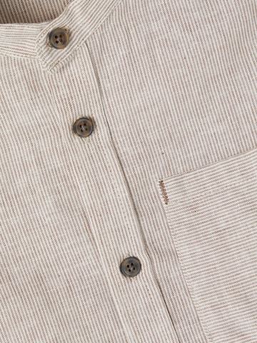 NAME IT - Ajuste regular Camisa 'FISH' en beige