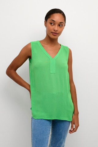 Kaffe Blouse 'Amber' in Groen: voorkant