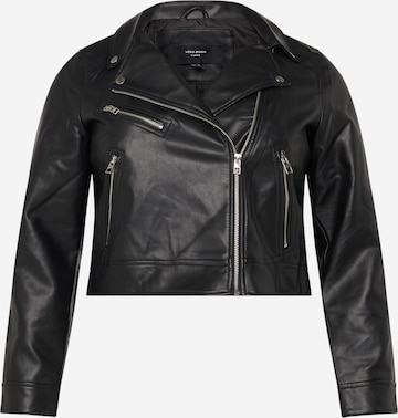 Vero Moda Curve Between-Season Jacket 'FINE HEIDA' in Black: front