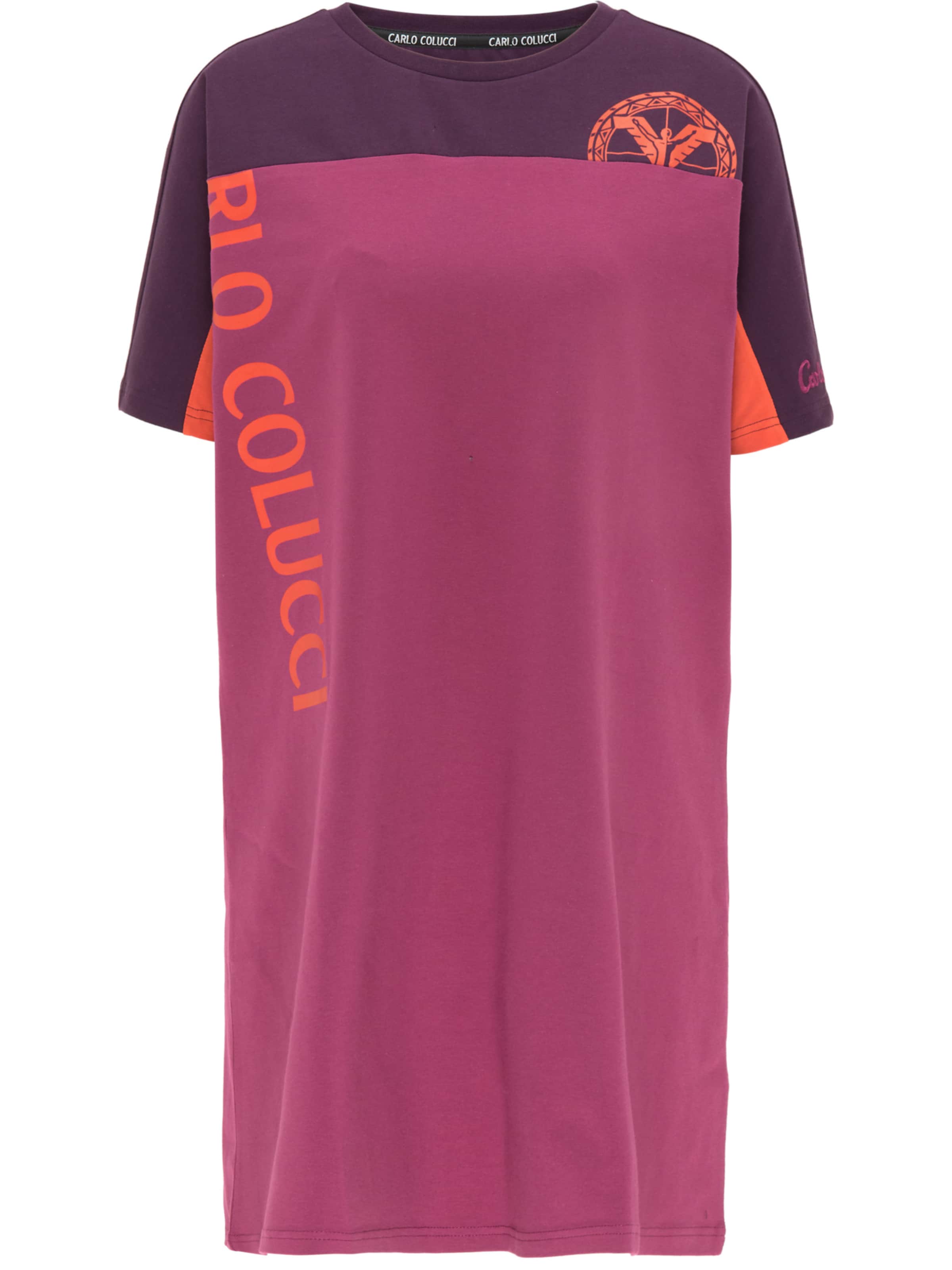 Carlo Colucci Robe en violet / rose / rouge, Vue avec produit