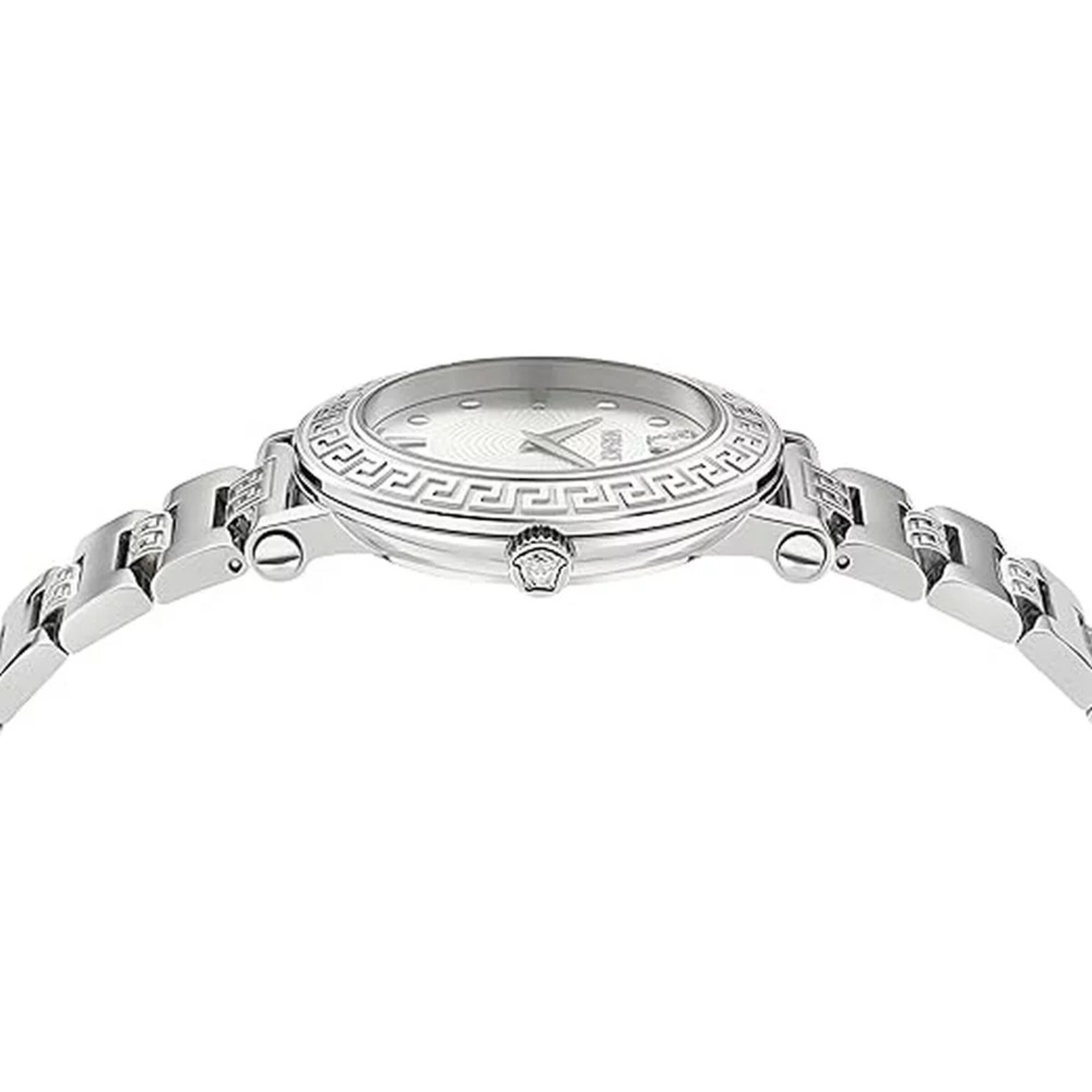 VERSACE Analoog horloge 'Greca Sphere' in Zilver