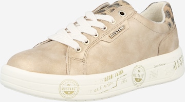 smėlio MUSTANG Sportbačiai be auliuko: priekis