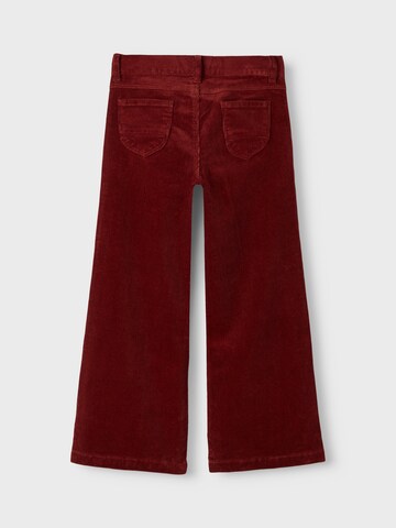 Wide leg Pantaloni 'Salli Bety' di NAME IT in rosso