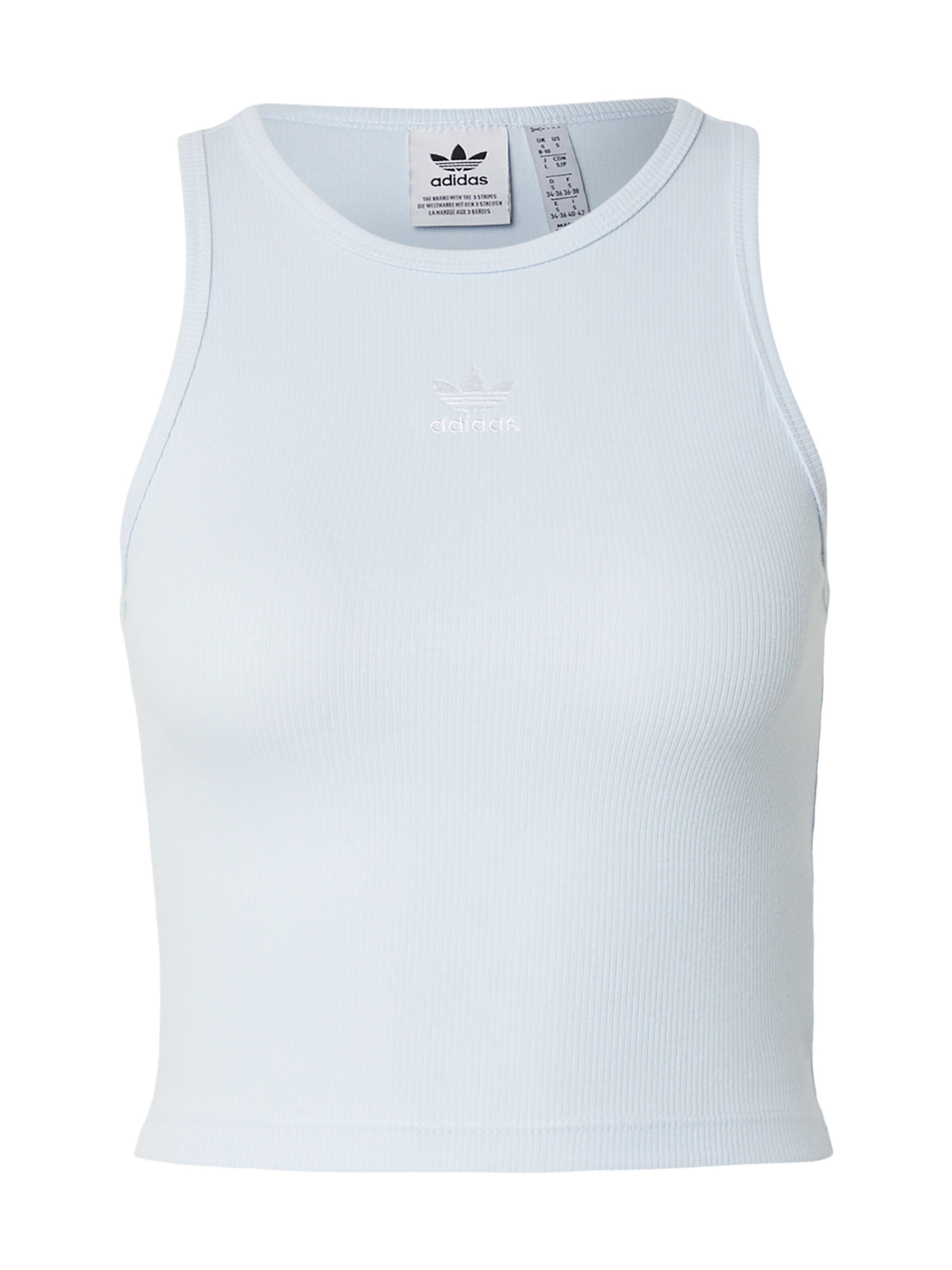 ADIDAS ORIGINALS Top 'Adicolor Essentials' | modra barva: sprednja stran