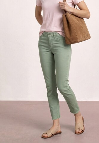 STREET ONE Slim fit Jeans in Green: front