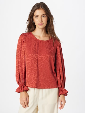 System Action Blouse 'Omar' in Oranje: voorkant