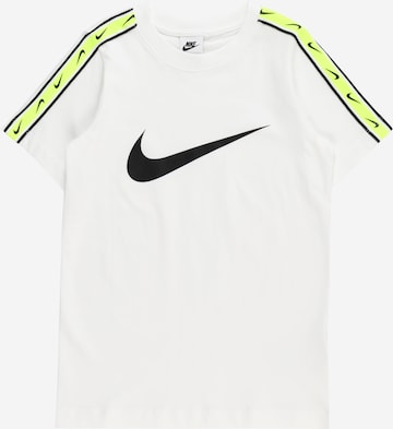 Nike Sportswear T-Shirt 'REPEAT' in Weiß: predná strana