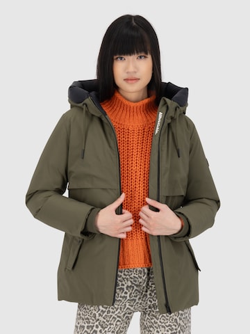 Alife and Kickin Winter Jacket 'CicelyAK A' in Green: front