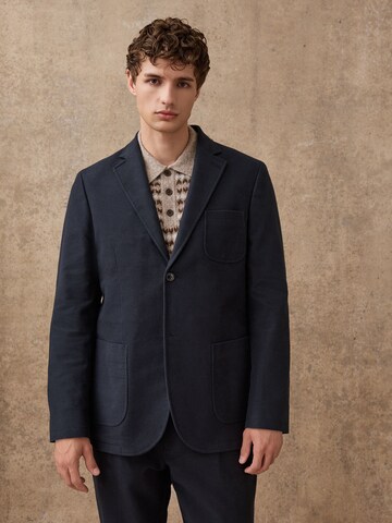 NextRegular Fit Sako - plava boja: prednji dio