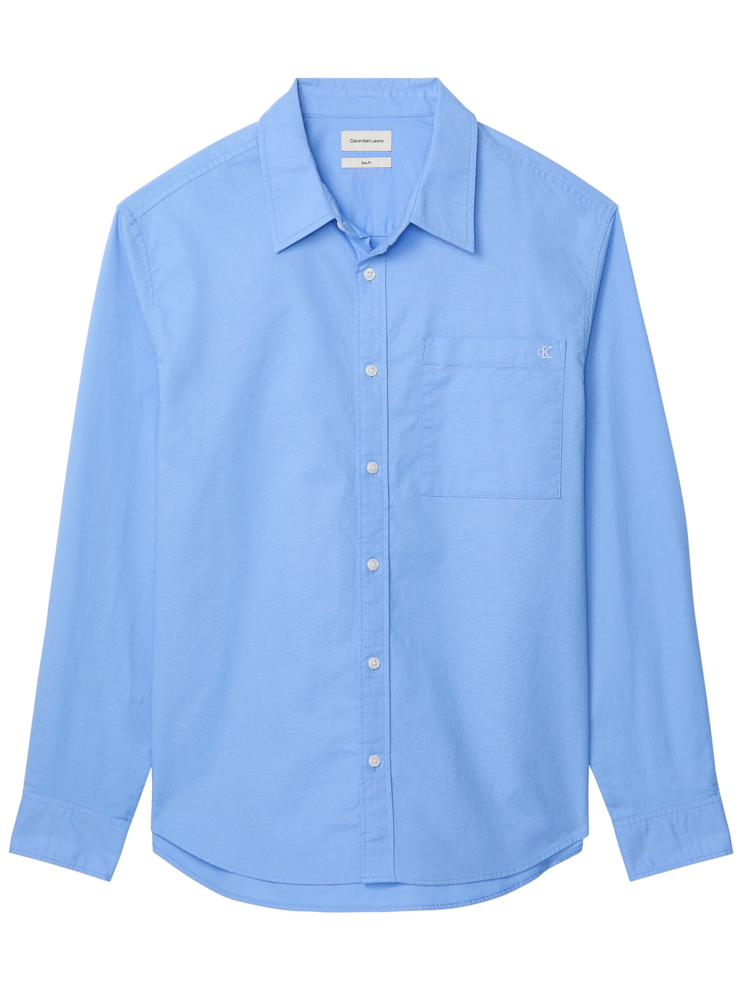 Calvin Klein Jeans Overhemd in XXS in de kleur Blauw, Productweergave
