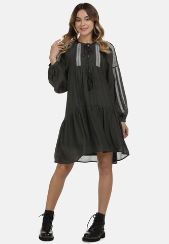 DreiMaster Vintage Shirt Dress in Grey