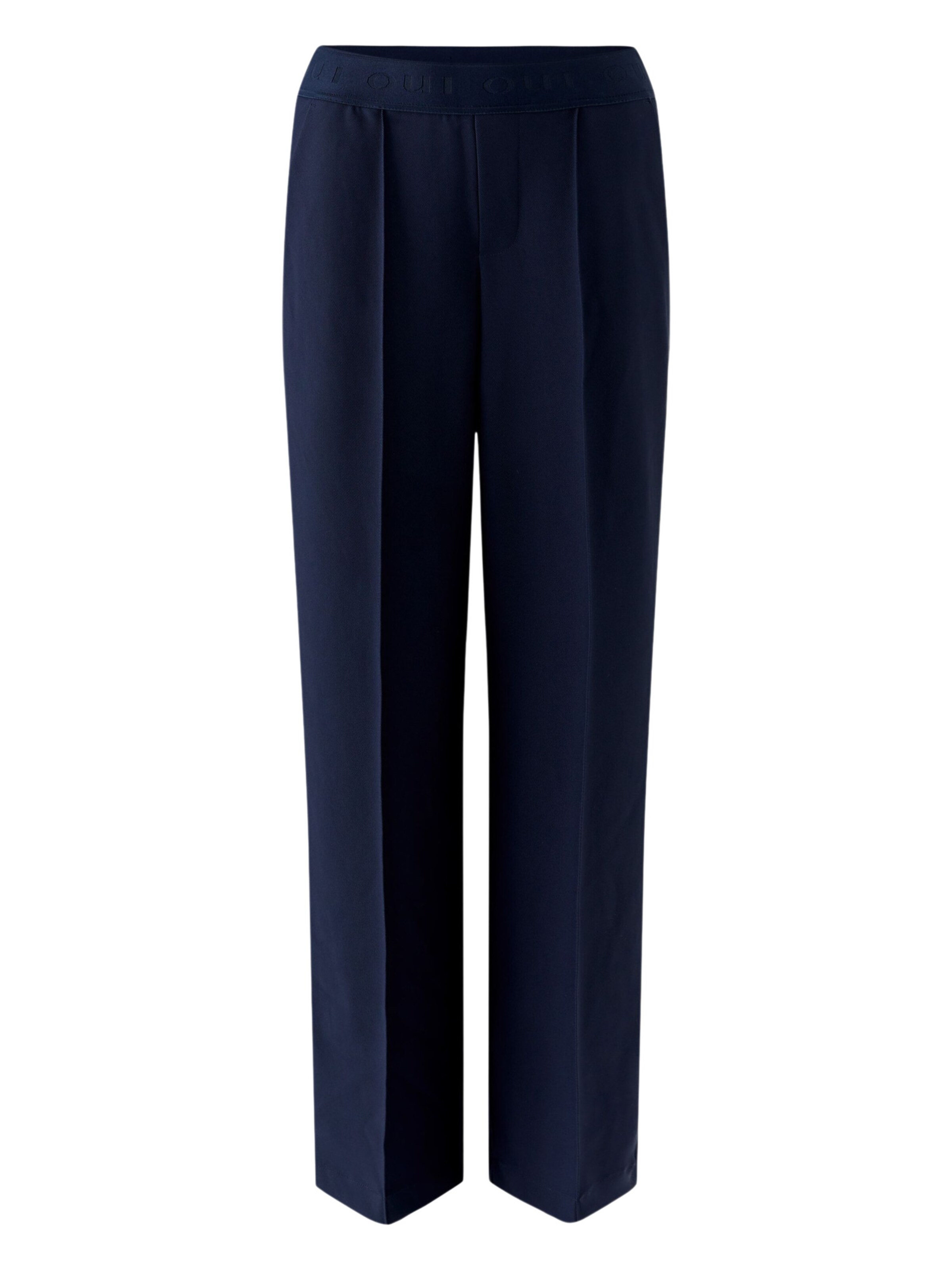 OUI Pleated Pants 'Lacy' in Blue: front