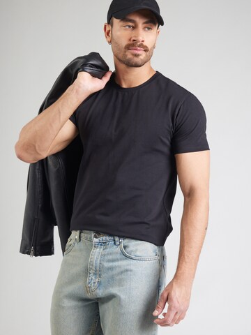 SELECTED HOMME Футболка 'SLHROLAND' в Черный: спереди