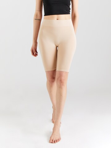 Fransa Skinny Leggings in Beige: front