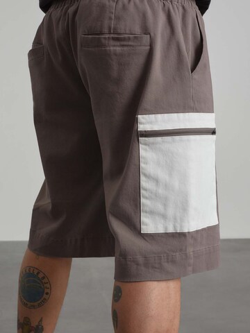 ABOUT YOU x Benny Cristo Regular Pants 'Ron' in Grey