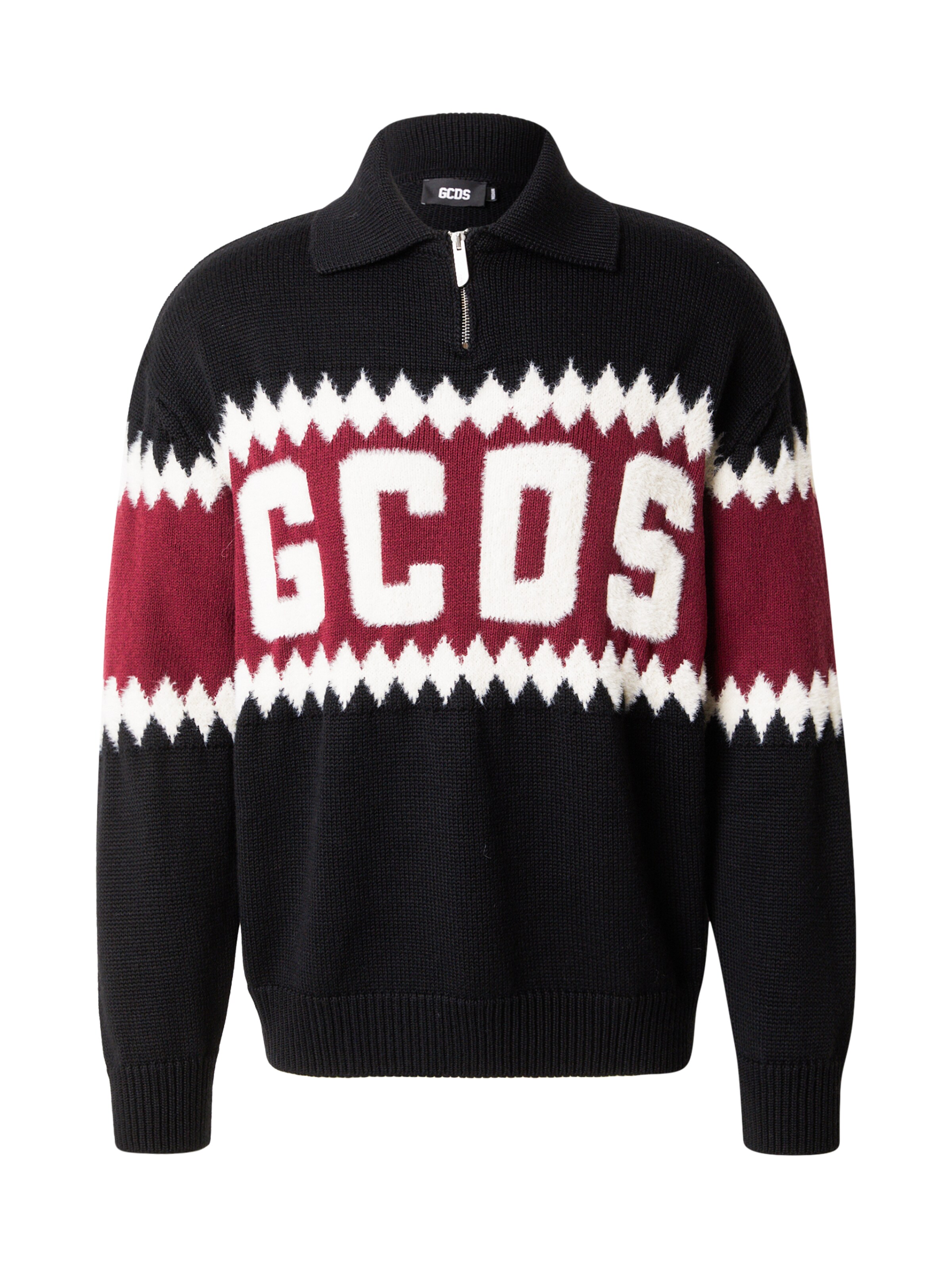 GCDS Sweter w kolorze czarny: przód