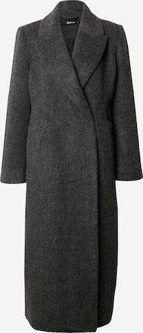 Gina Tricot Between-Seasons Coat 'Fuzzy' in Grey: front