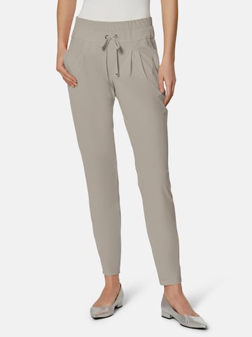 Effilé Pantalon à pince MADELEINE en beige : devant