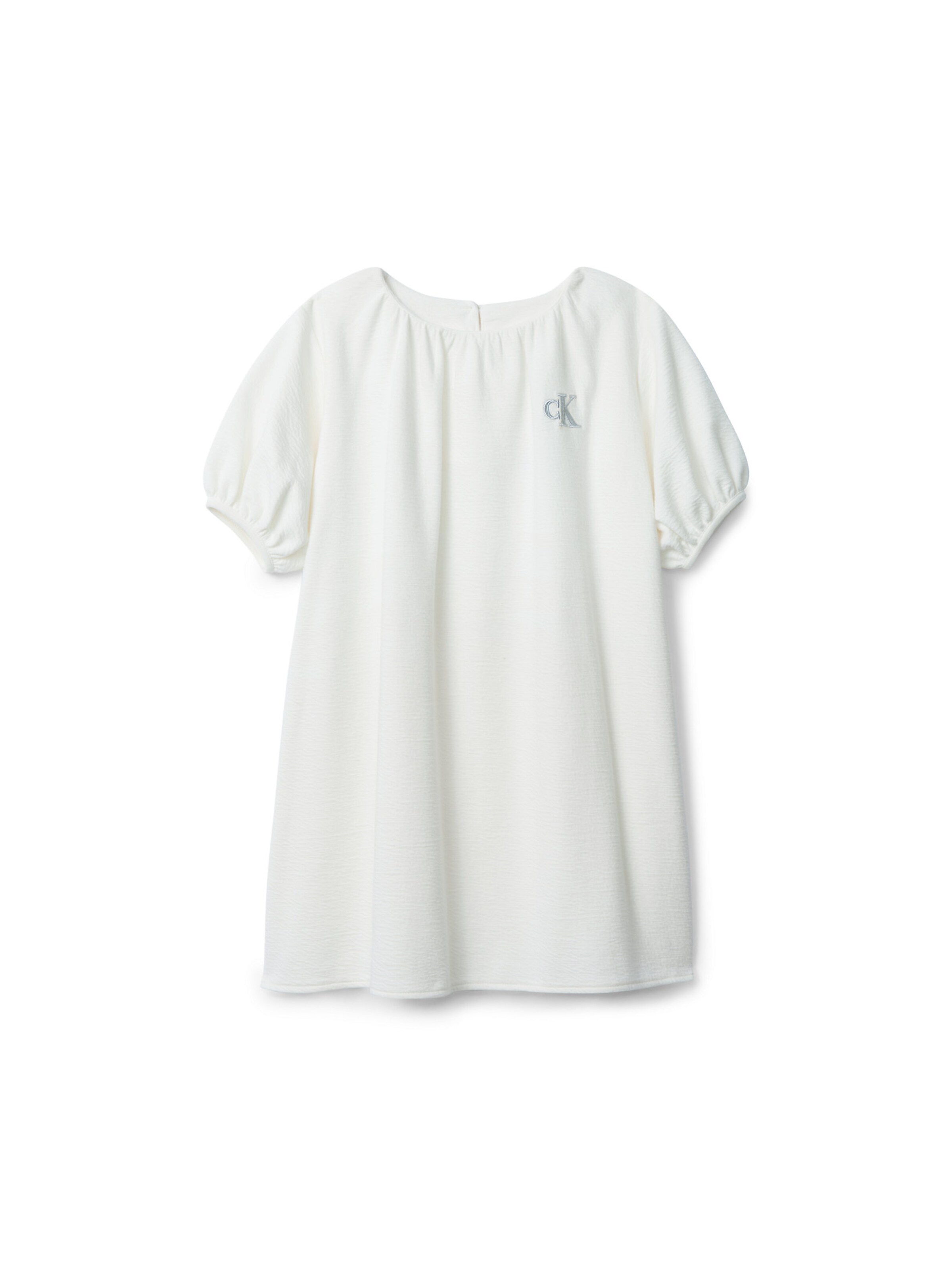 Robe Calvin Klein Jeans en blanc : devant