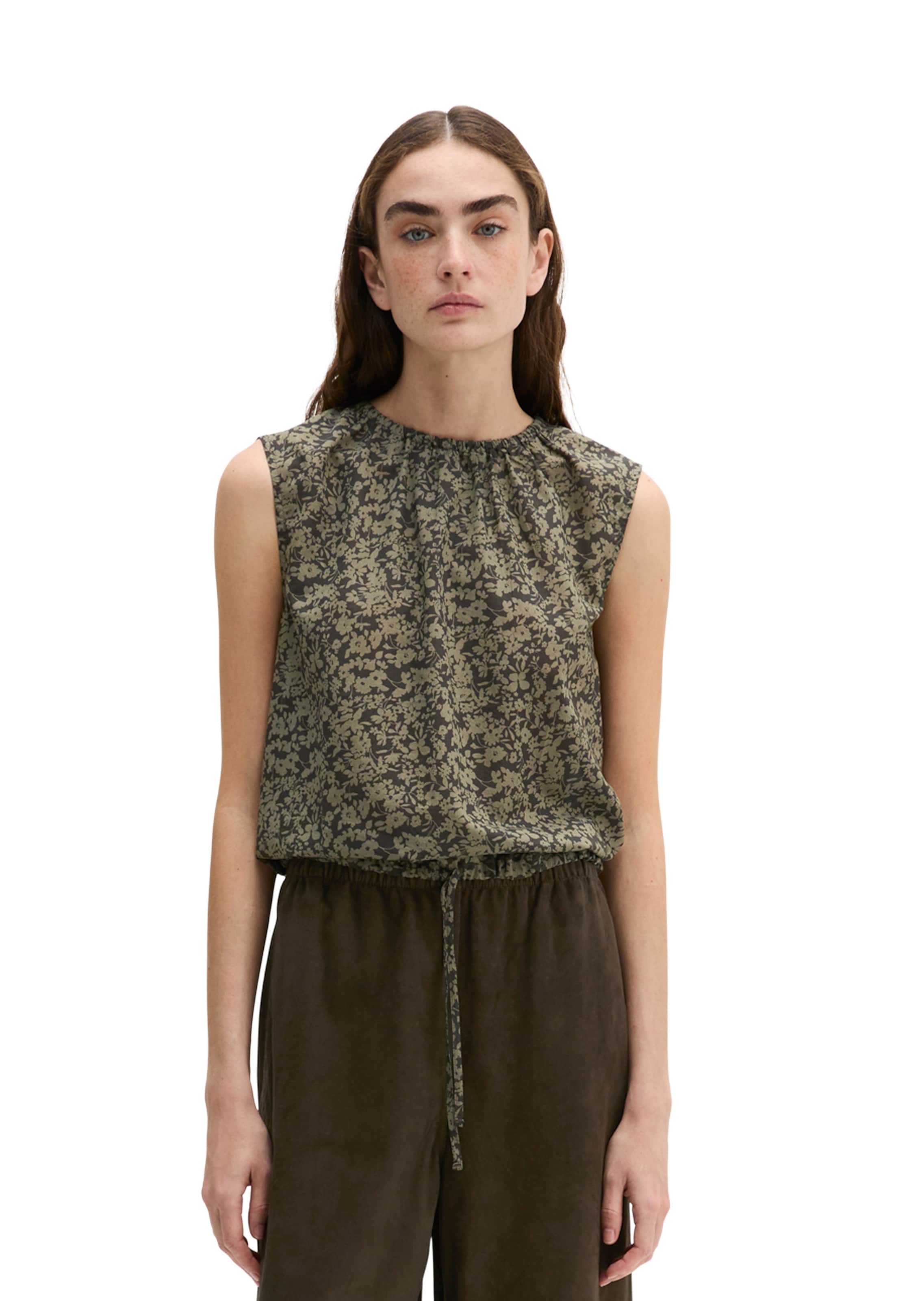 Marc O'Polo Bluse in Grün: Vorderseite
