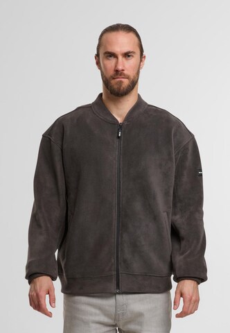 Veste mi-saison 'Quote' INDICODE JEANS en marron : devant