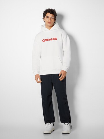 Bershka Sweatshirt in Weiß