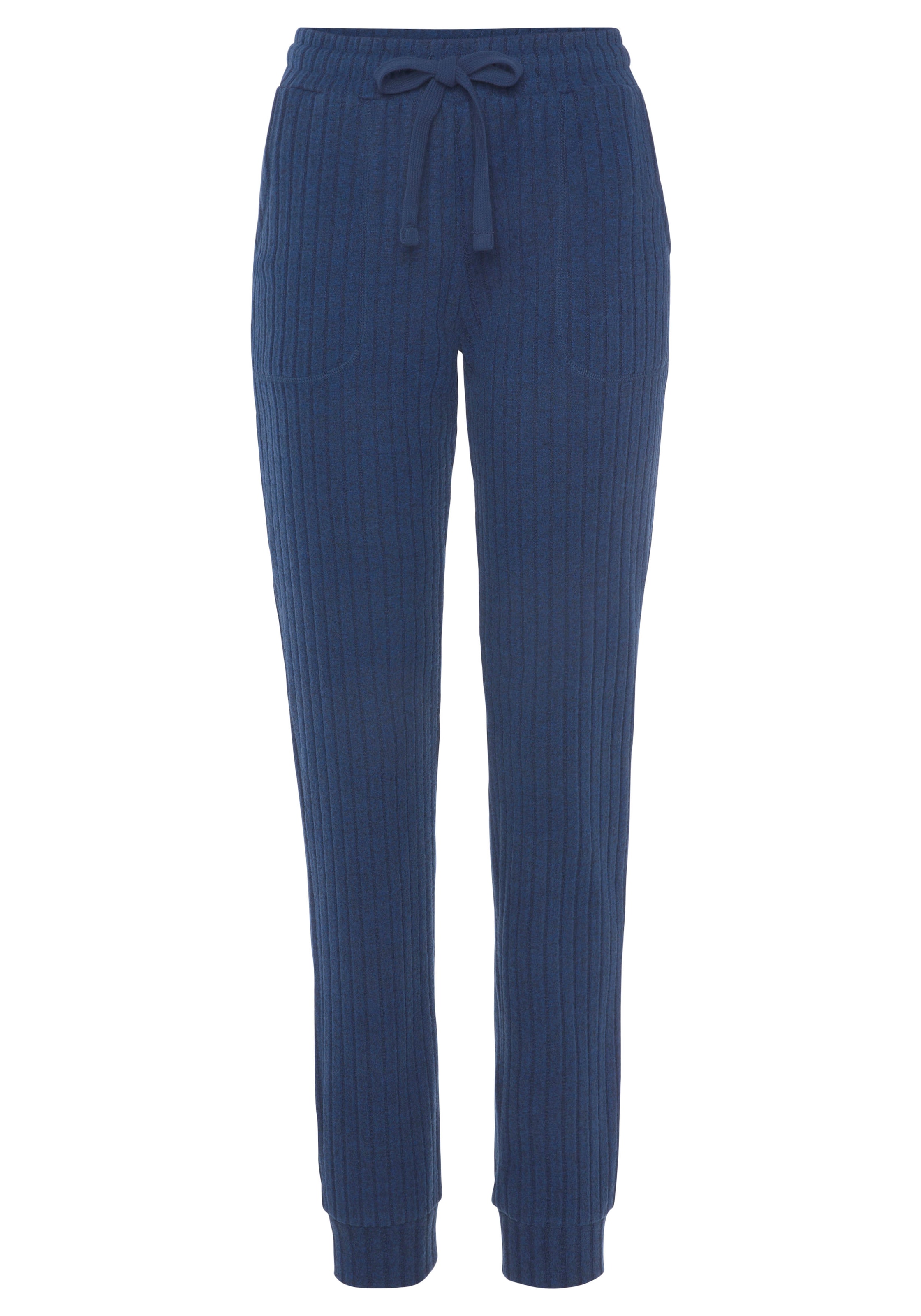 LASCANA Tapered Trousers in Blue: front
