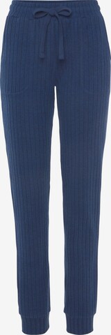 LASCANA Tapered Trousers in Blue: front