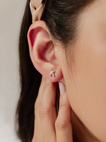 Hey Happiness - Pendientes 'Magic Toadstool' en plata