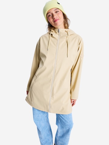 ROXY Between-Season Jacket 'Raining Again' in Beige: front