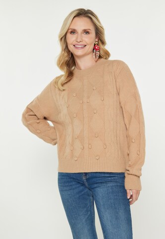 usha FESTIVAL Trui in Beige: voorkant