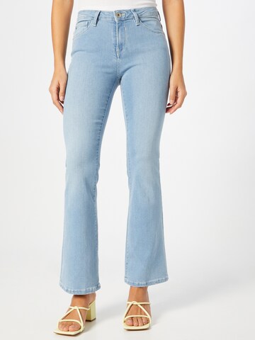 GARCIA Bootcut Jeans 'Celia' in Blauw: voorkant