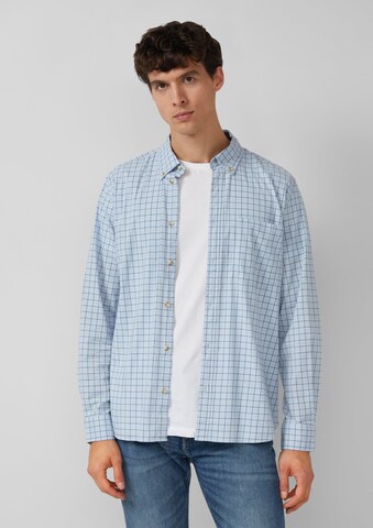 Coupe regular Chemise s.Oliver en bleu : devant