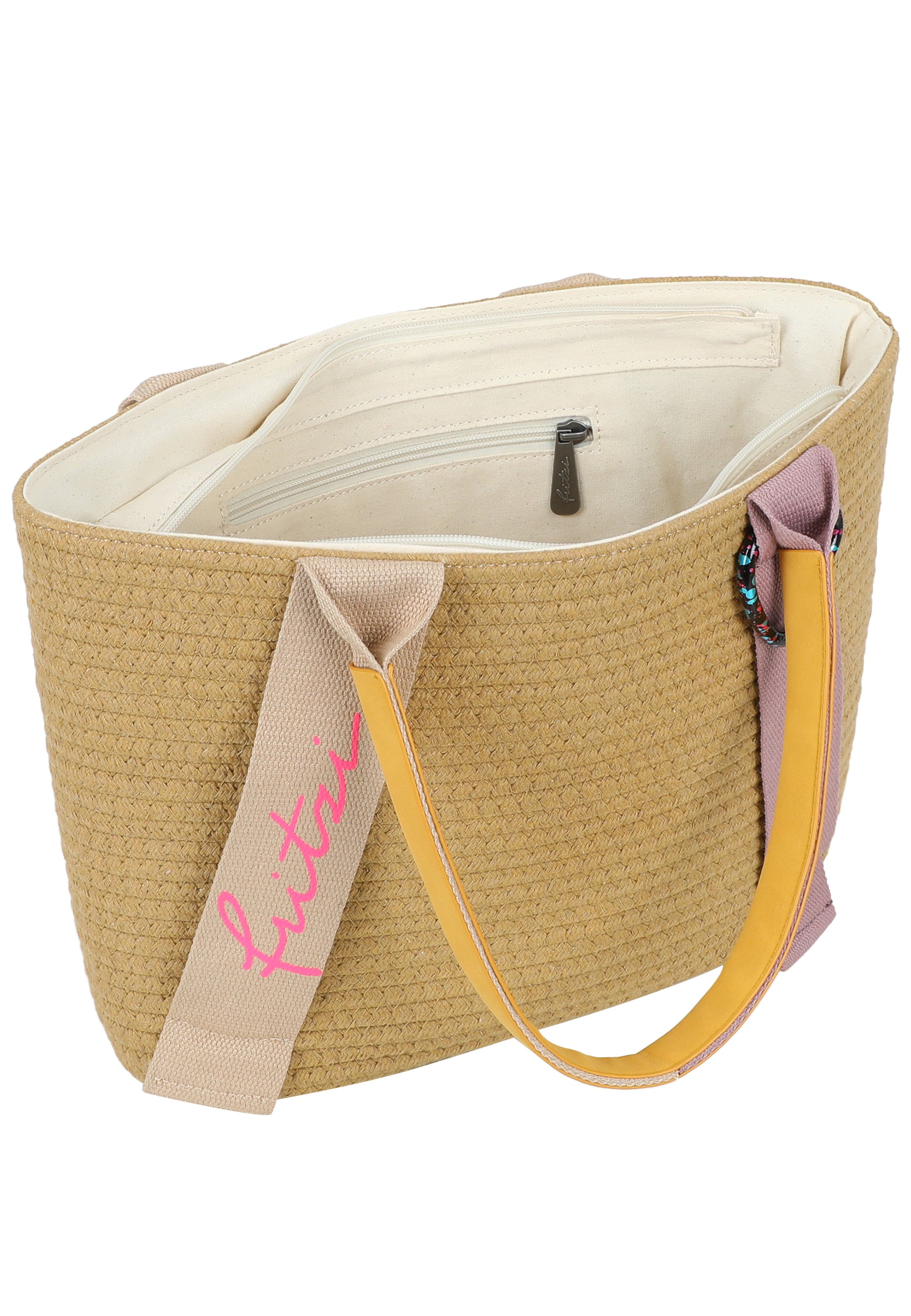 Fritzi aus Preußen Shopper 'Happy Summer' in Beige