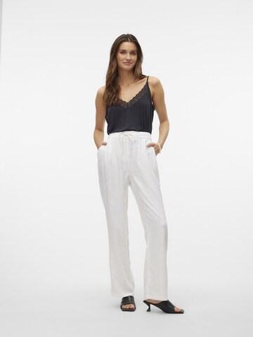 VERO MODA Regular Broek 'LINE' in Wit