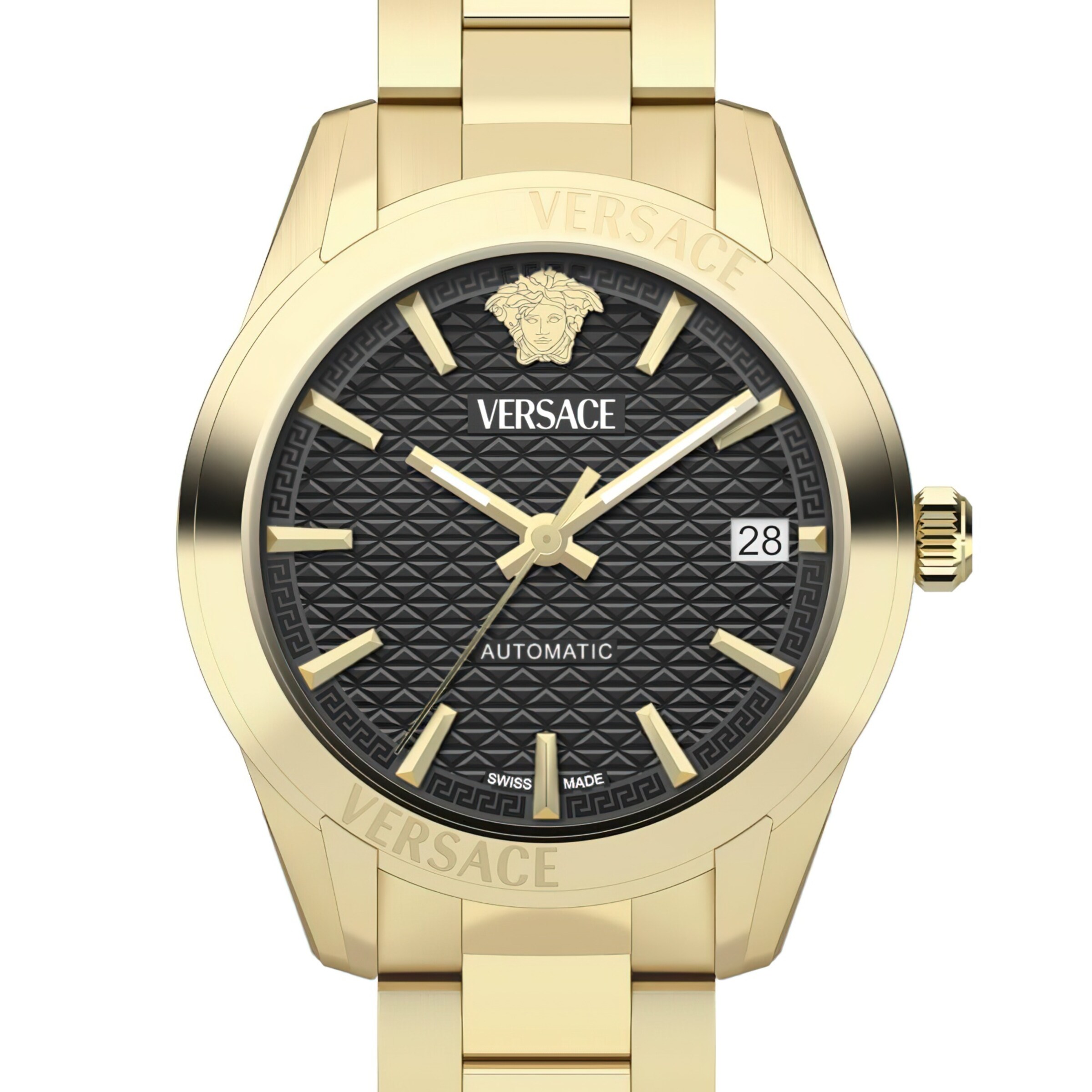 VERSACE Analoog horloge ' Greca' in Goud