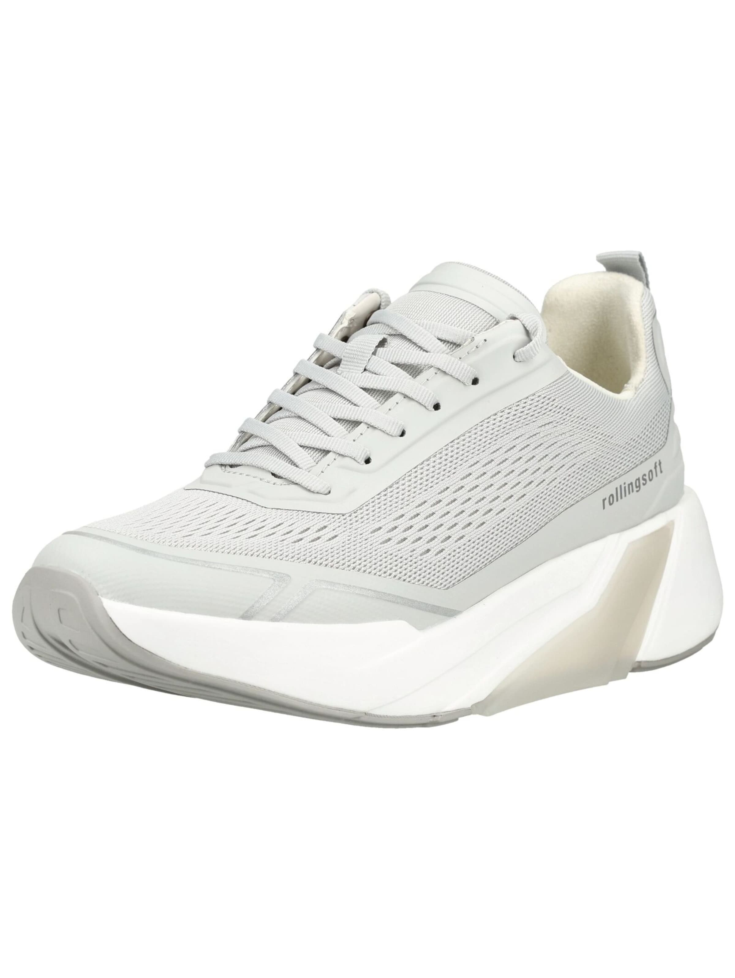 Baskets basses Rollingsoft en gris : devant