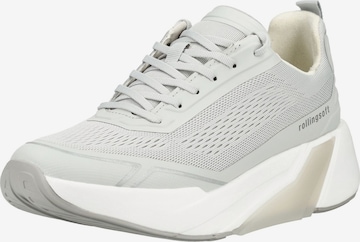 Baskets basses Rollingsoft en gris : devant