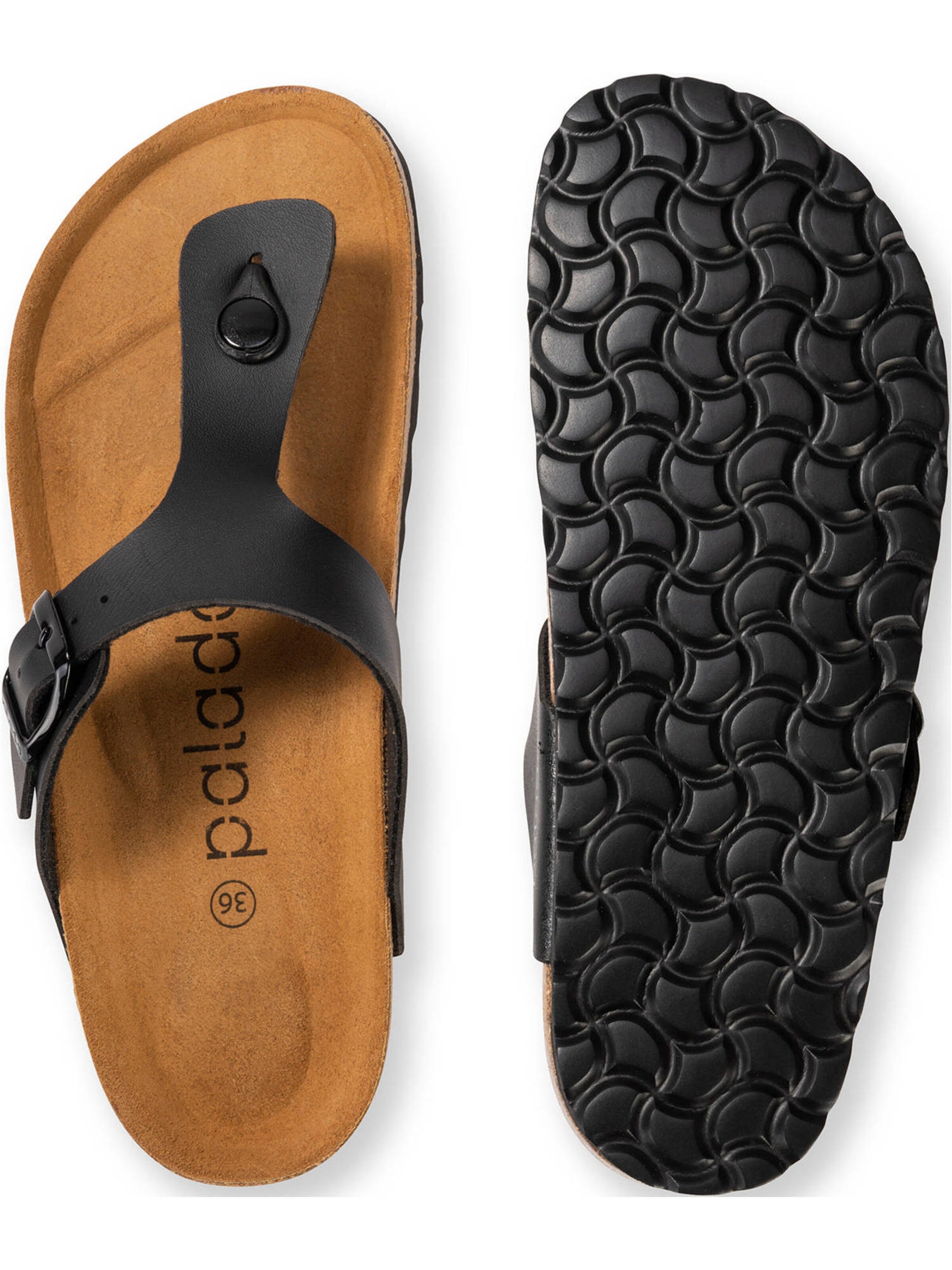 Tongs 'Kos' Palado en noir