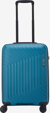 MODO by Roncato Wózek 'RONCATO TROLLEY CABINA 4R 55/20CM LUMEN Valigie e Trolley' w kolorze niebieski: przód