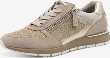 Tamaris Låg sneaker i beige: framsida