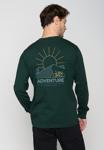 GREENBOMB Shirt 'Bike Adventure' in Green