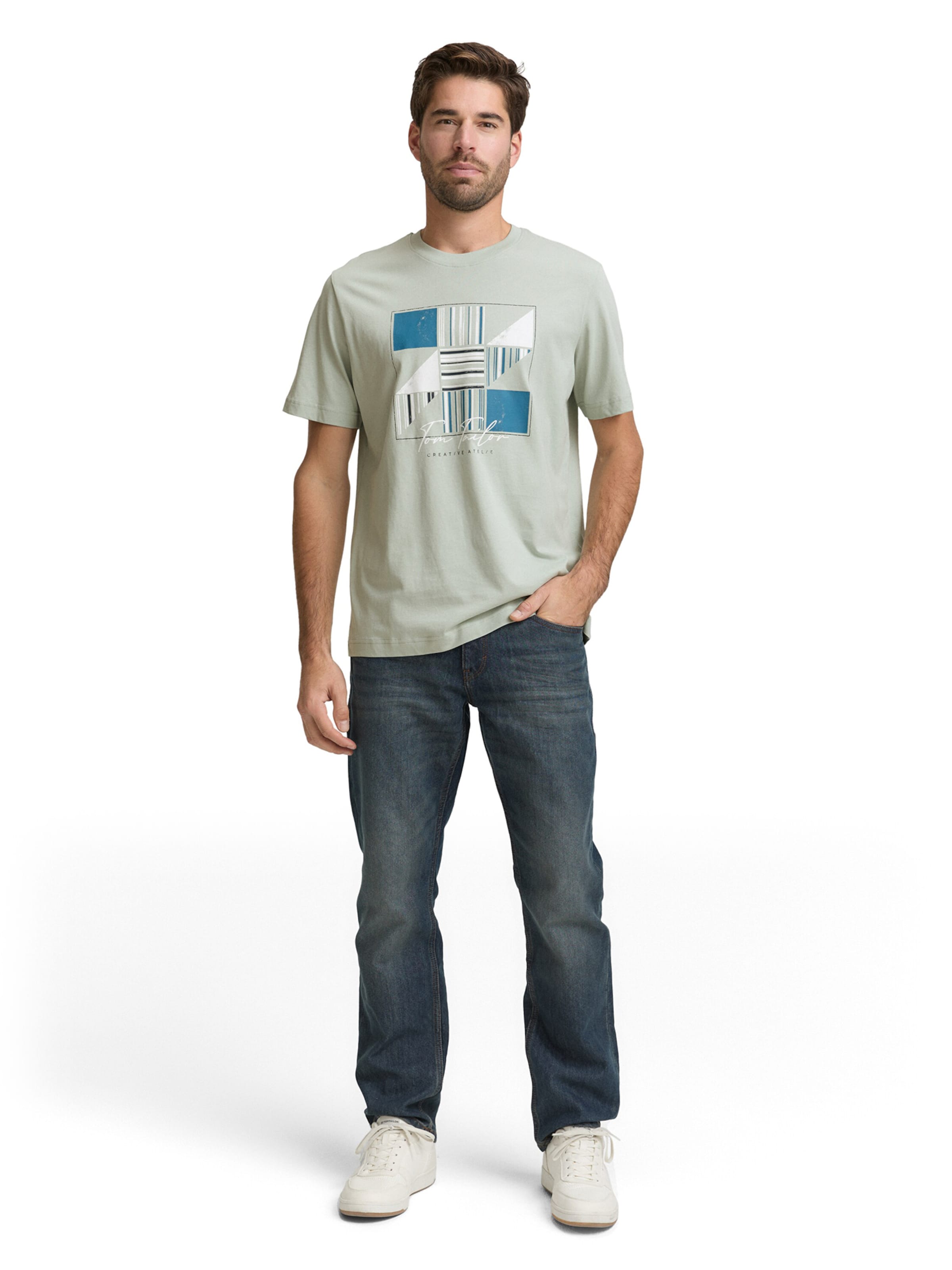 TOM TAILOR - Camiseta en verde