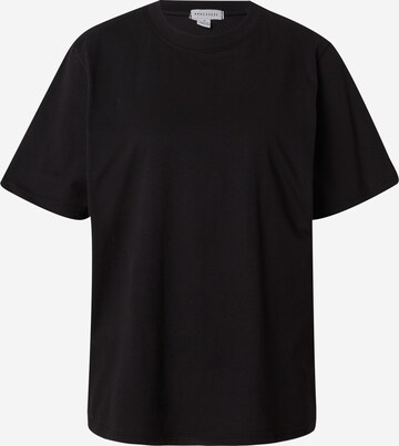 Warehouse - Camiseta en negro: frente