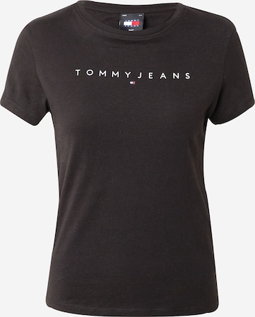 Tommy Jeans Curve Póló - fekete: elől